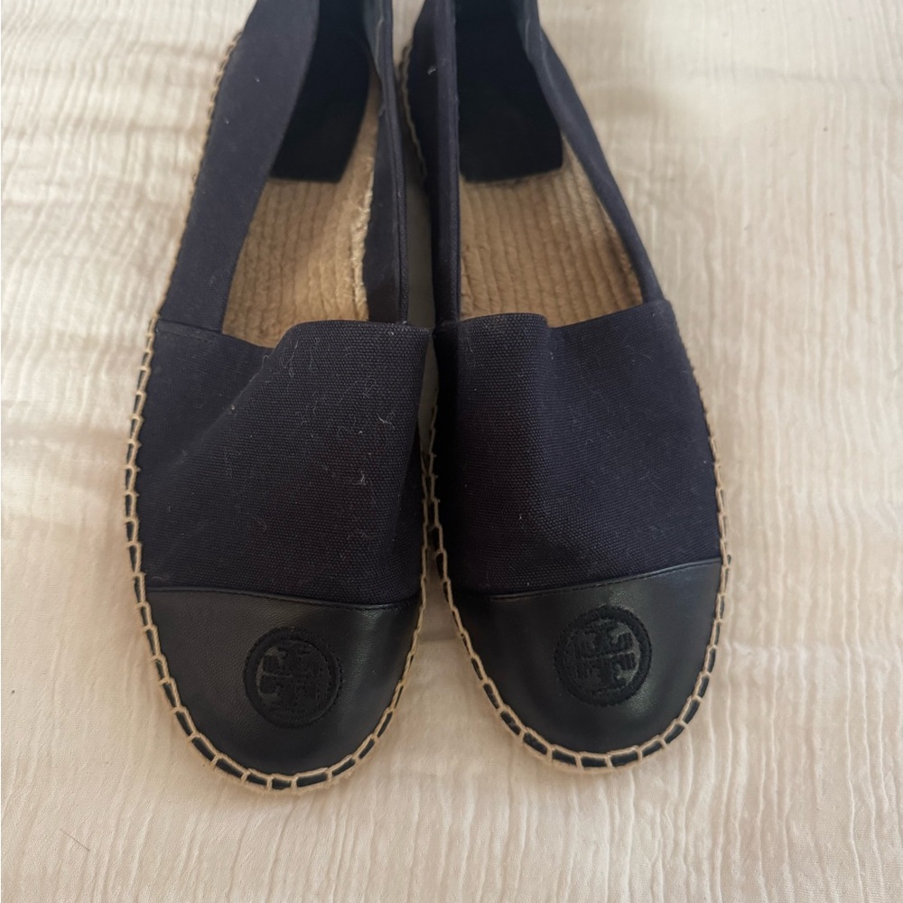 Tory Burch Blue Espadrille Flats Casual Comfort